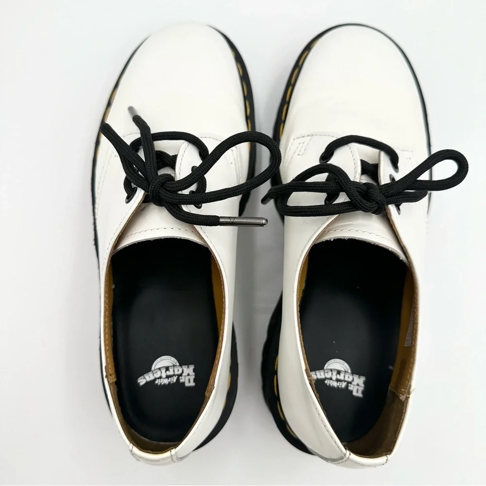 Dr. Martens 1461 Quad Smooth Leather Platform Oxford